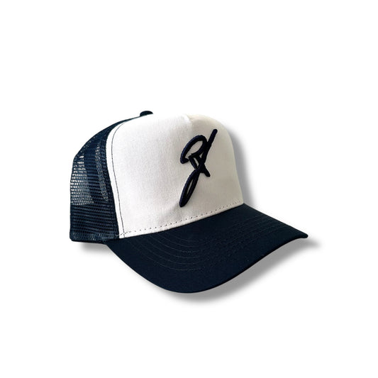 Kids Truckercap - Navy/White