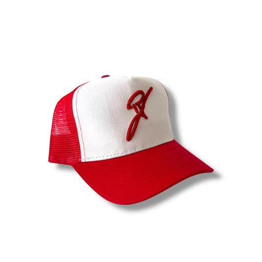 Kids Truckercap - Red/White