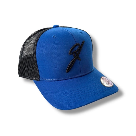 Retro Trucker Blue/Black