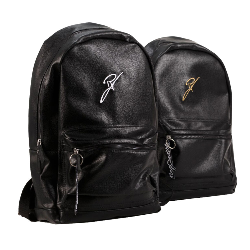 Black Kin Rucksack Rucksack/Backpack Black Leather – KingCredible