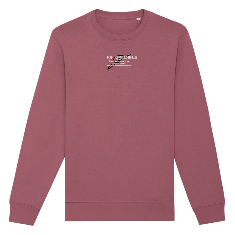 KingCredible Crewneck Sweater Hibiscus