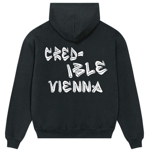 KingCredible 3D-View Heavy Oversized Hoodie - Black