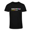 "KINGCREDIBLE" Print&Stick Streetstyle T-Shirt Black