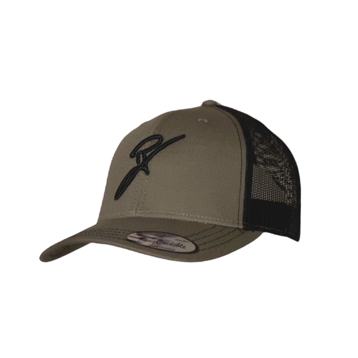 Retro Trucker Olive/Black