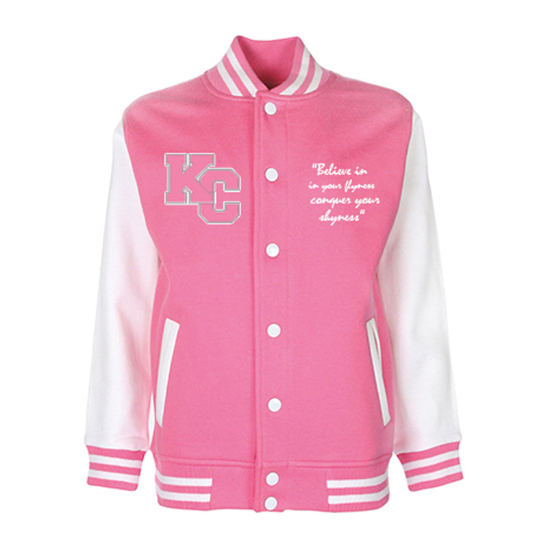 QueenCredible Collegejacke - Pink/White
